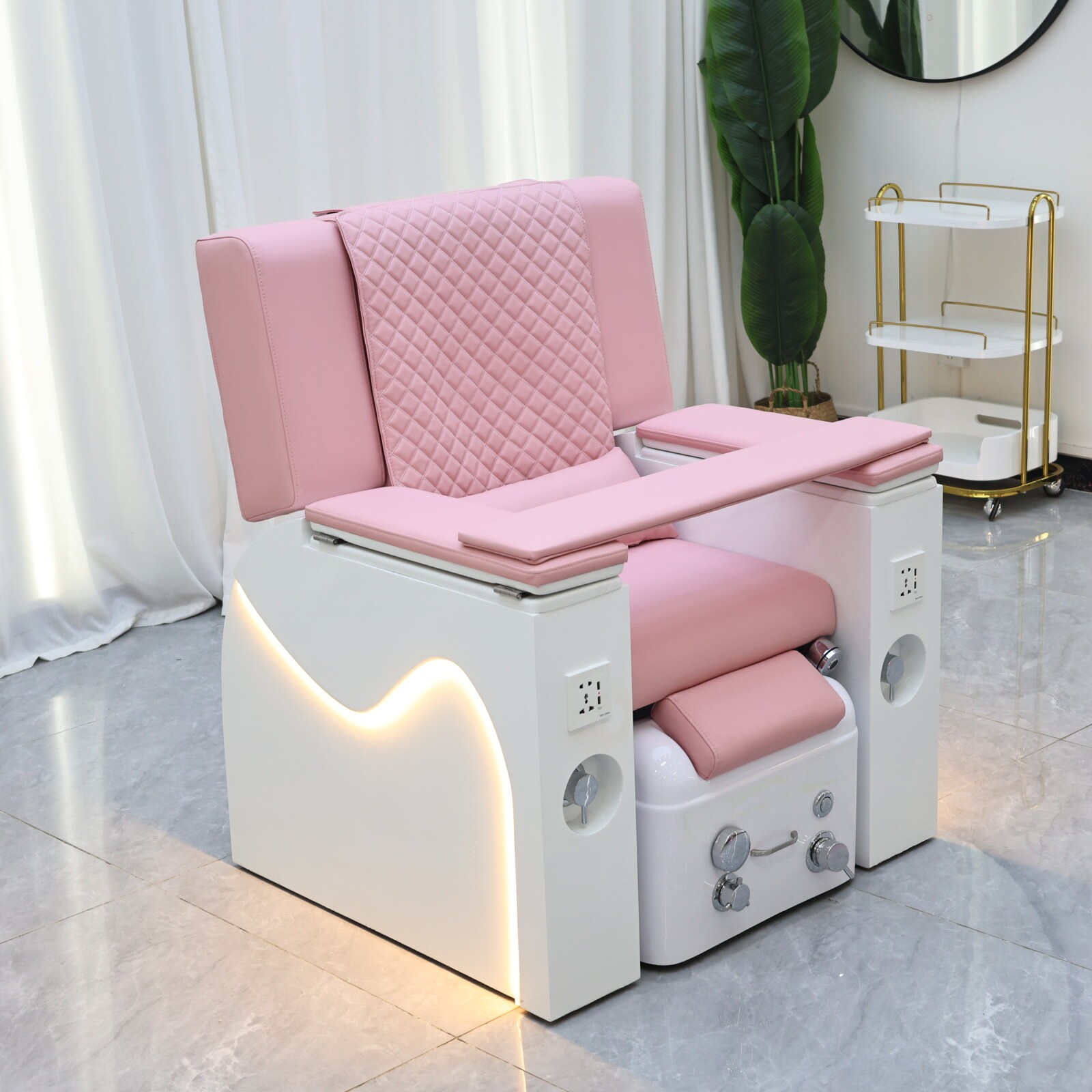 Pipeless Pedicure Chair for Manicure and Pedicure Station DN0233_Standard Pedicure Chairs