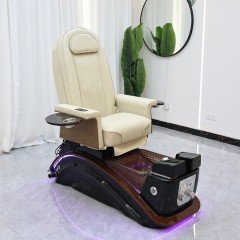Massage Pedicure Chair with Footrest and Spa Basin for Nail Salon DN0235_Massage Pedicure Chairs