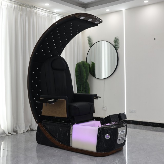 Professional Pedicure Chair with Foot Bath Basin for Spa and Nail Salon DN0236_Standard Pedicure Chairs