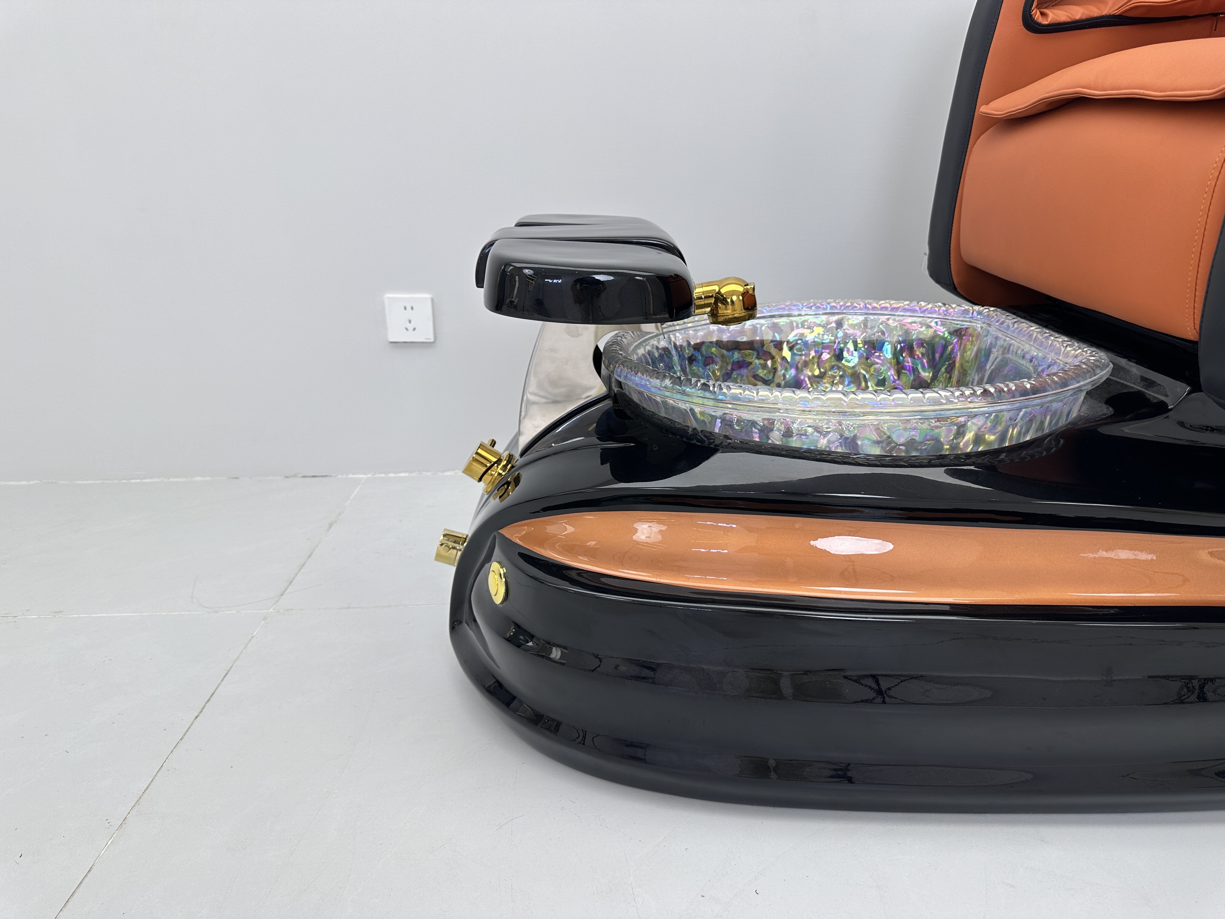 Double Massage Pedicure Station Chair for Nail Spa Use DN0133_Massage Pedicure Chairs