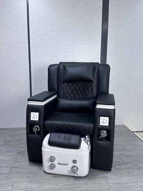 Standard Pedicure Chair with Foot Stool for Nail Salon DN0131_Standard Pedicure Chairs