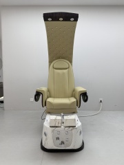 Capsule Style Pedicure Chair with Foot Spa Basin for Nail Salon DN0134_Standard Pedicure Chairs