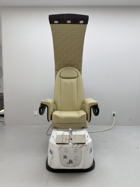 Capsule Style Pedicure Chair with Foot Spa Basin for Nail Salon DN0134_Standard Pedicure Chairs