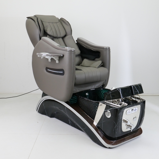Massage Pedicure Chair with Foot Spa Basin for Nail Salon DN0125_Massage Pedicure Chairs