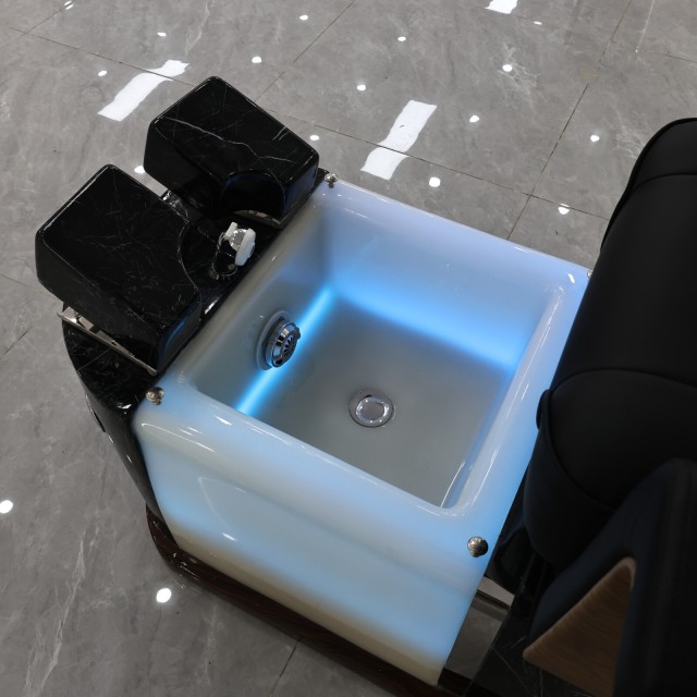 Professional Pedicure Chair with Foot Bath Basin for Spa and Nail Salon DN0236_Standard Pedicure Chairs