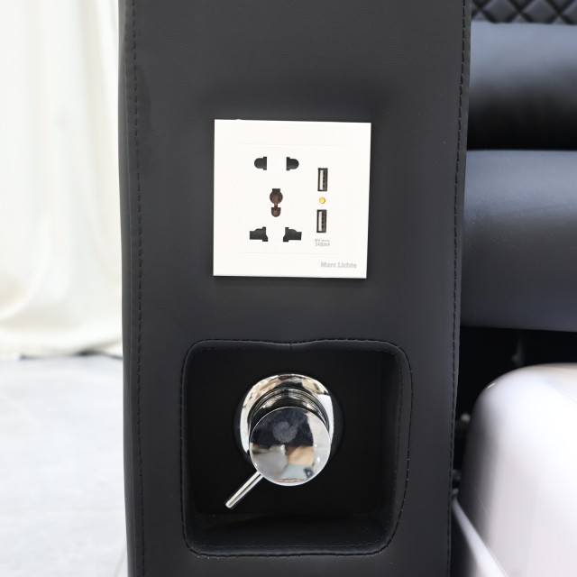No Plumbing Pedicure Chair with Adjustable Footrest for Nail Tech DN0231_Standard Pedicure Chairs