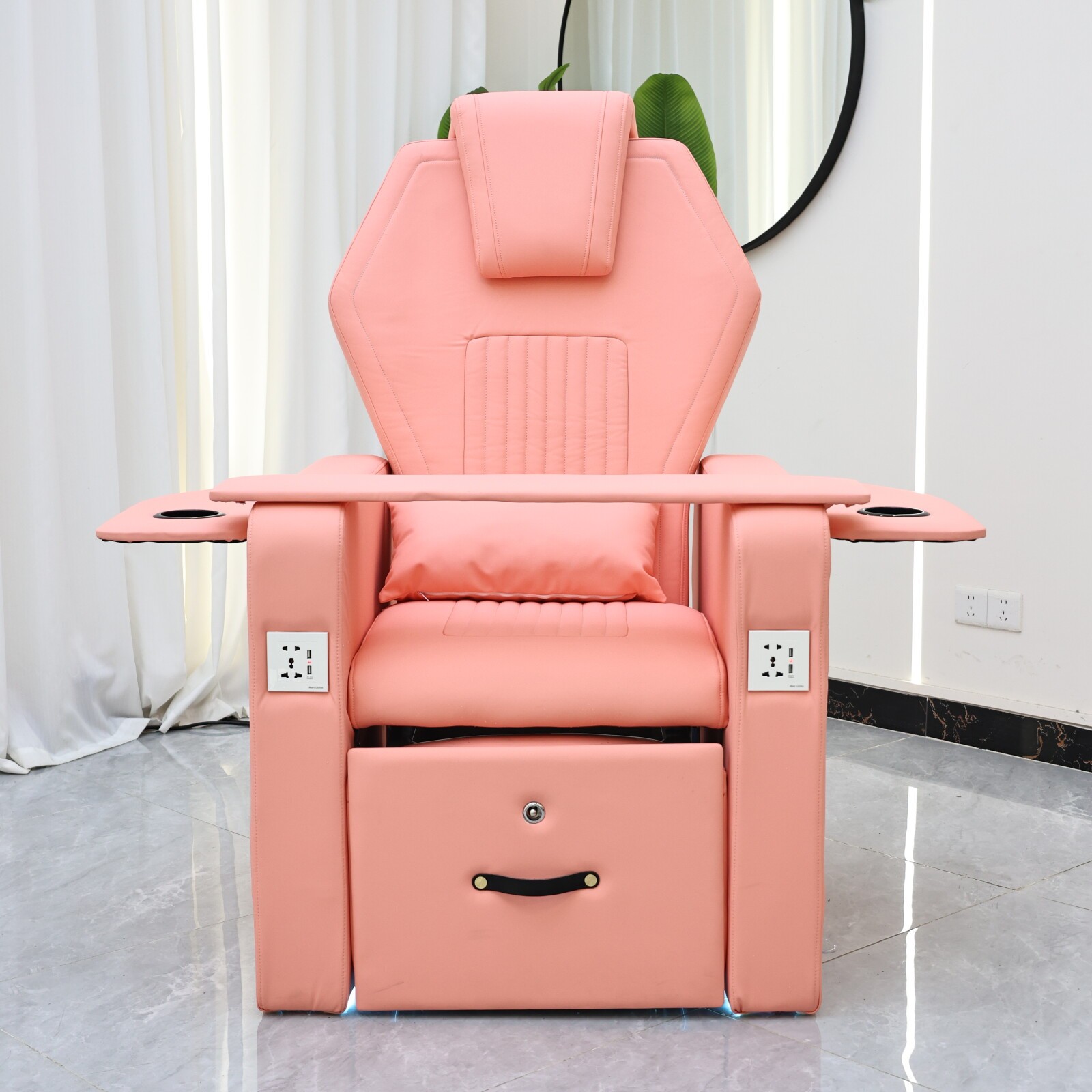 Foot Spa Pedicure Chair for Nail Salon and Podiatry Use DN0234_Standard Pedicure Chairs