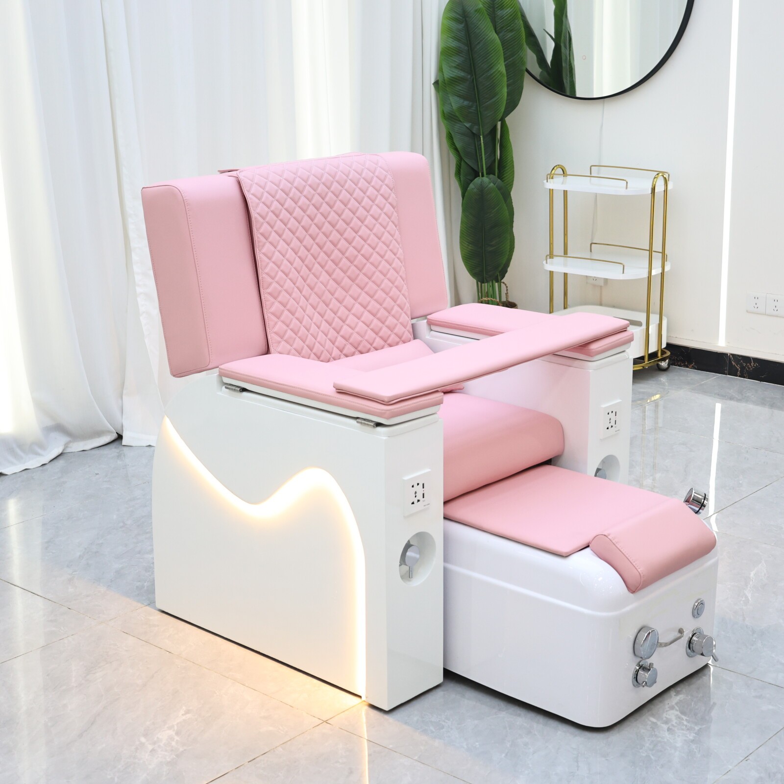 Pipeless Pedicure Chair for Manicure and Pedicure Station DN0233_Standard Pedicure Chairs