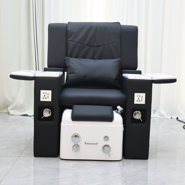 No Plumbing Pedicure Chair with Adjustable Footrest for Nail Tech DN0231_Standard Pedicure Chairs