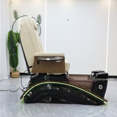 Massage Pedicure Chair with Footrest and Spa Basin for Nail Salon DN0235_Massage Pedicure Chairs