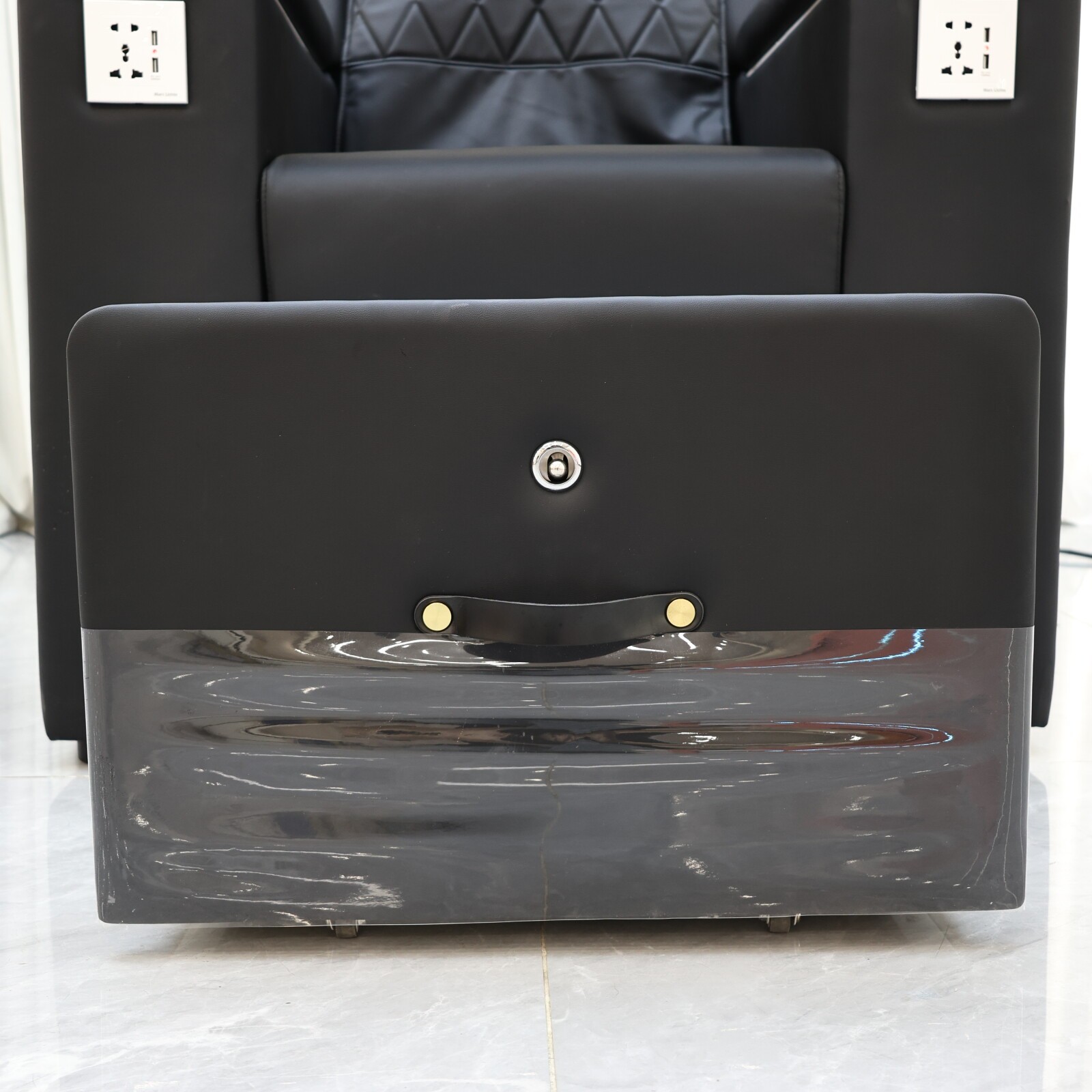Standard Pedicure Spa Chair with Foot Bowl for Nail Salon DN0232_Standard Pedicure Chairs