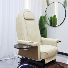 Massage Pedicure Chair with Footrest and Spa Basin for Nail Salon DN0235_Massage Pedicure Chairs