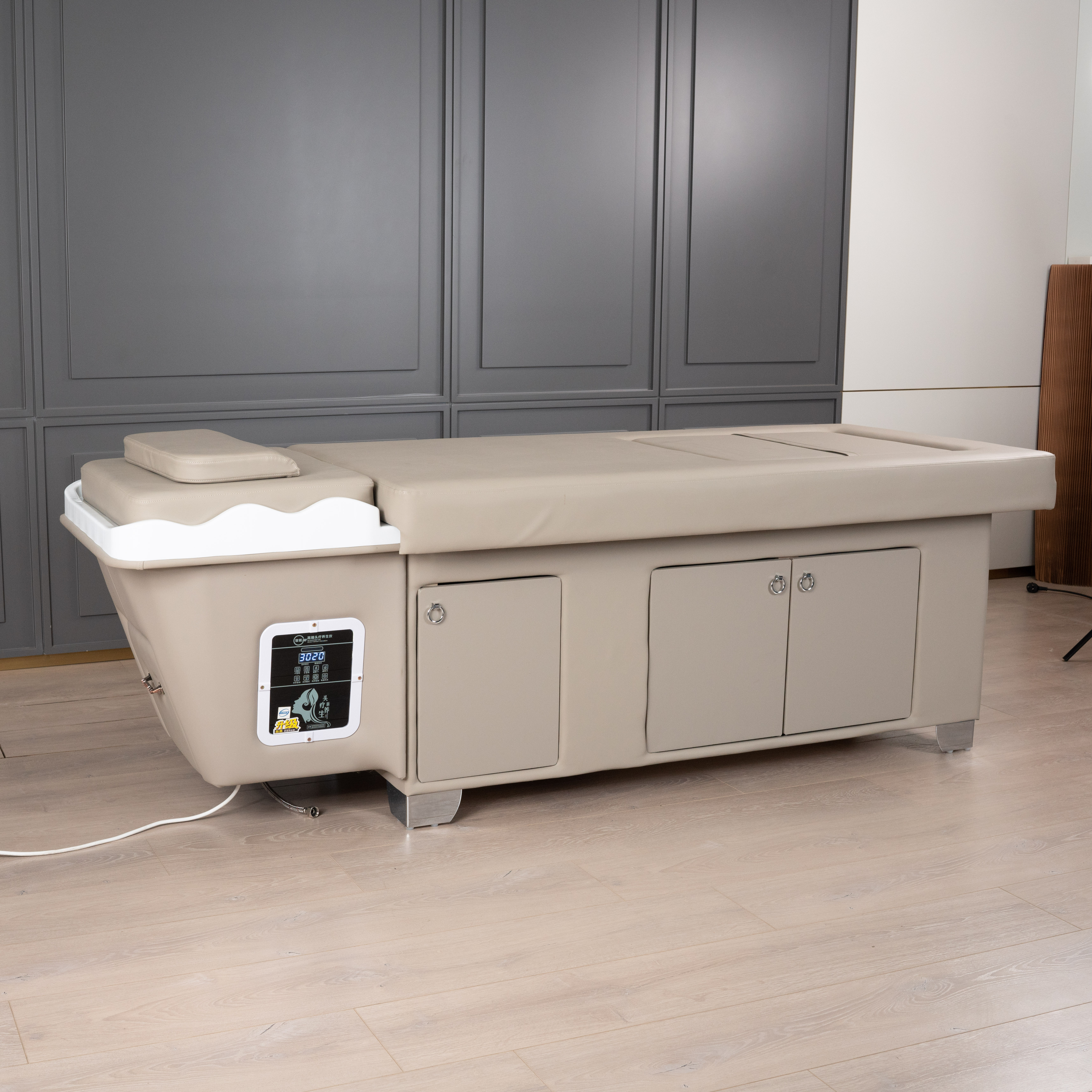 Reclining Shampoo Bed with Basin for Hair Washing and Salon Use DN0050_Pedicure Shampoo Beds