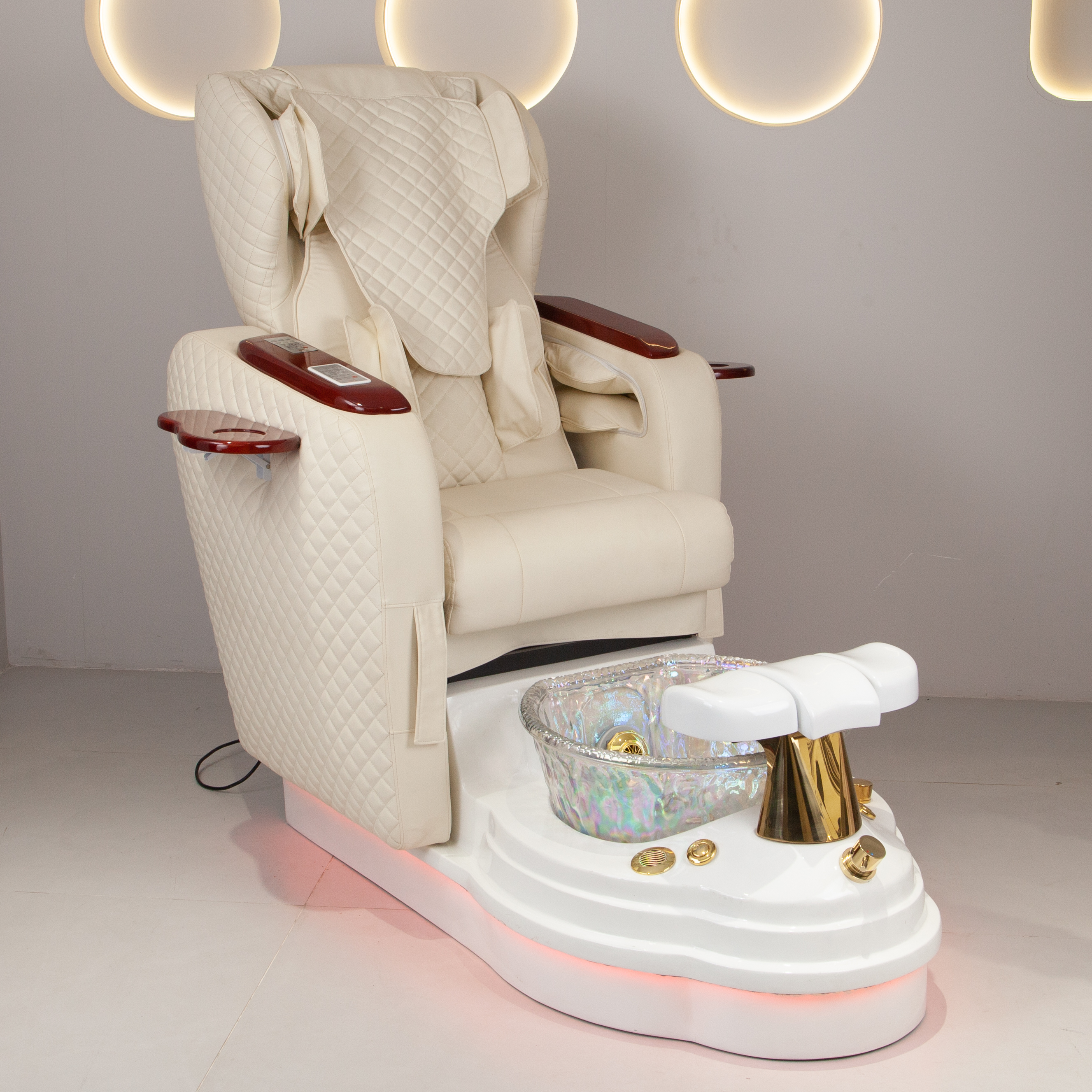 Massage Pedicure Chair with Sofa Style Design for Nail Spa Use DN0126_Massage Pedicure Chairs