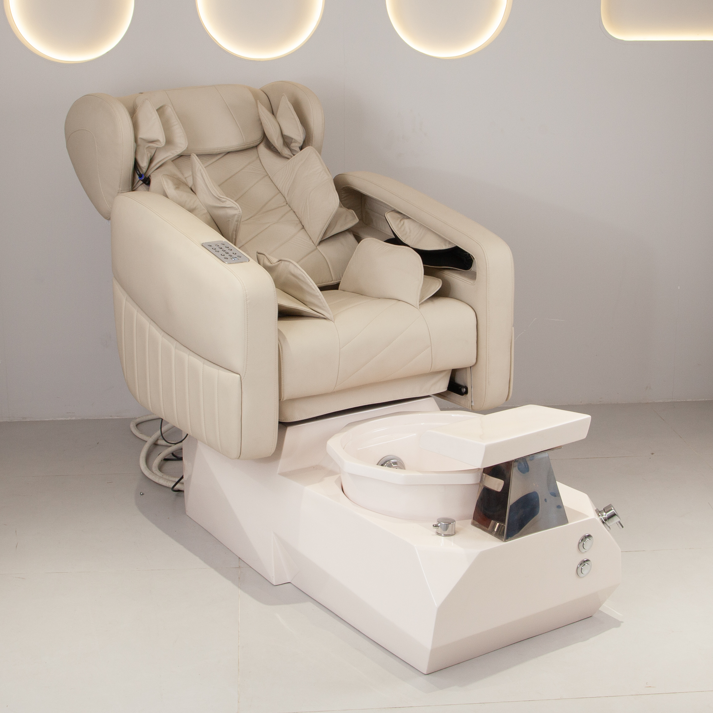 Ergonomic Massage Pedicure Chair with Back Support for Nail Salon DN0127_Massage Pedicure Chairs