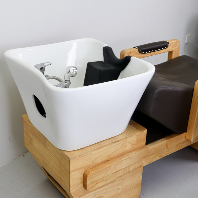 Basic Hair Wash Chair with Backwash Basin for Salon Use DN0063_Basic Shampoo Chairs