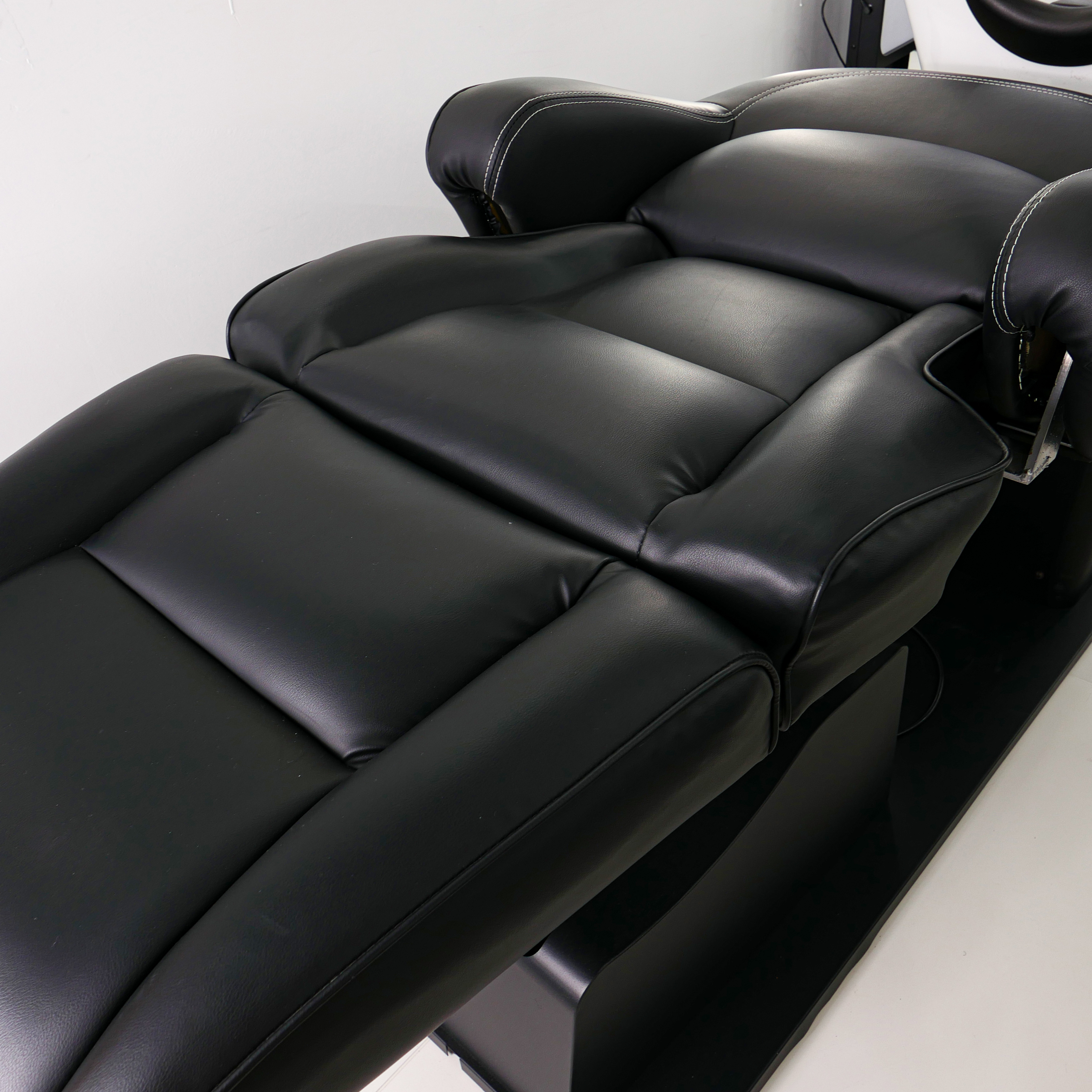 Electric Shampoo Chair with White Backwash Basin for Salon Use DN0075_Electric Shampoo Chairs