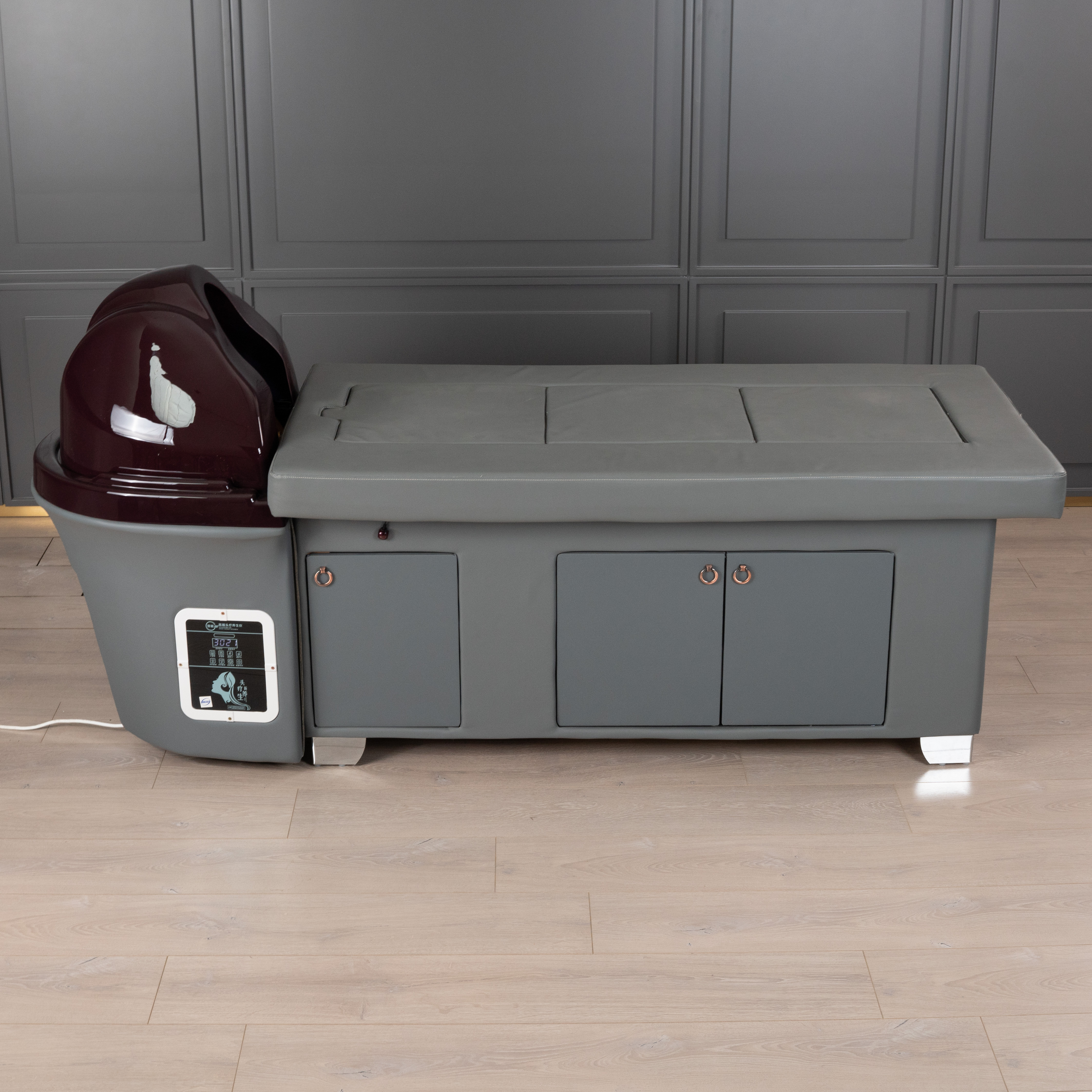 Portable Moxibustion Shampoo Bed with Backwash Basin for Salon Use DN0053_Moxibustion Shampoo Beds