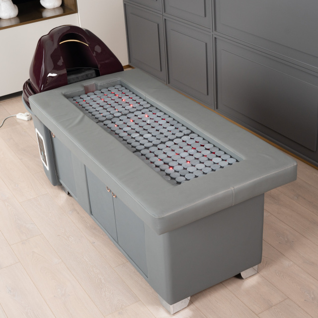Portable Moxibustion Shampoo Bed with Backwash Basin for Salon Use DN0053_Moxibustion Shampoo Beds