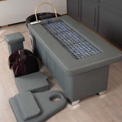 Portable Moxibustion Shampoo Bed with Backwash Basin for Salon Use DN0053_Moxibustion Shampoo Beds