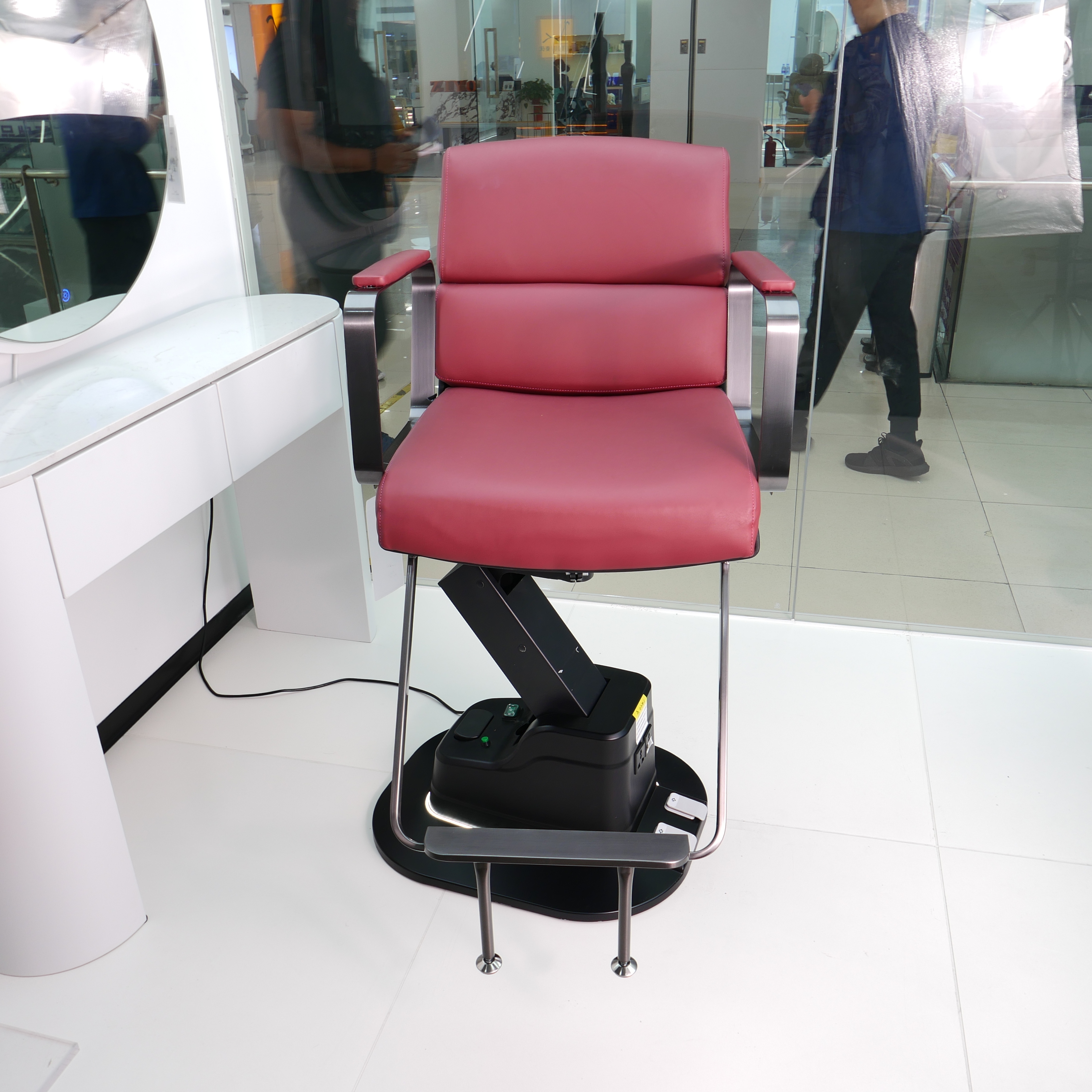 Electric Barber Chair for Professional Hair Salon Styling Use DN0120_Electric Barber Chairs