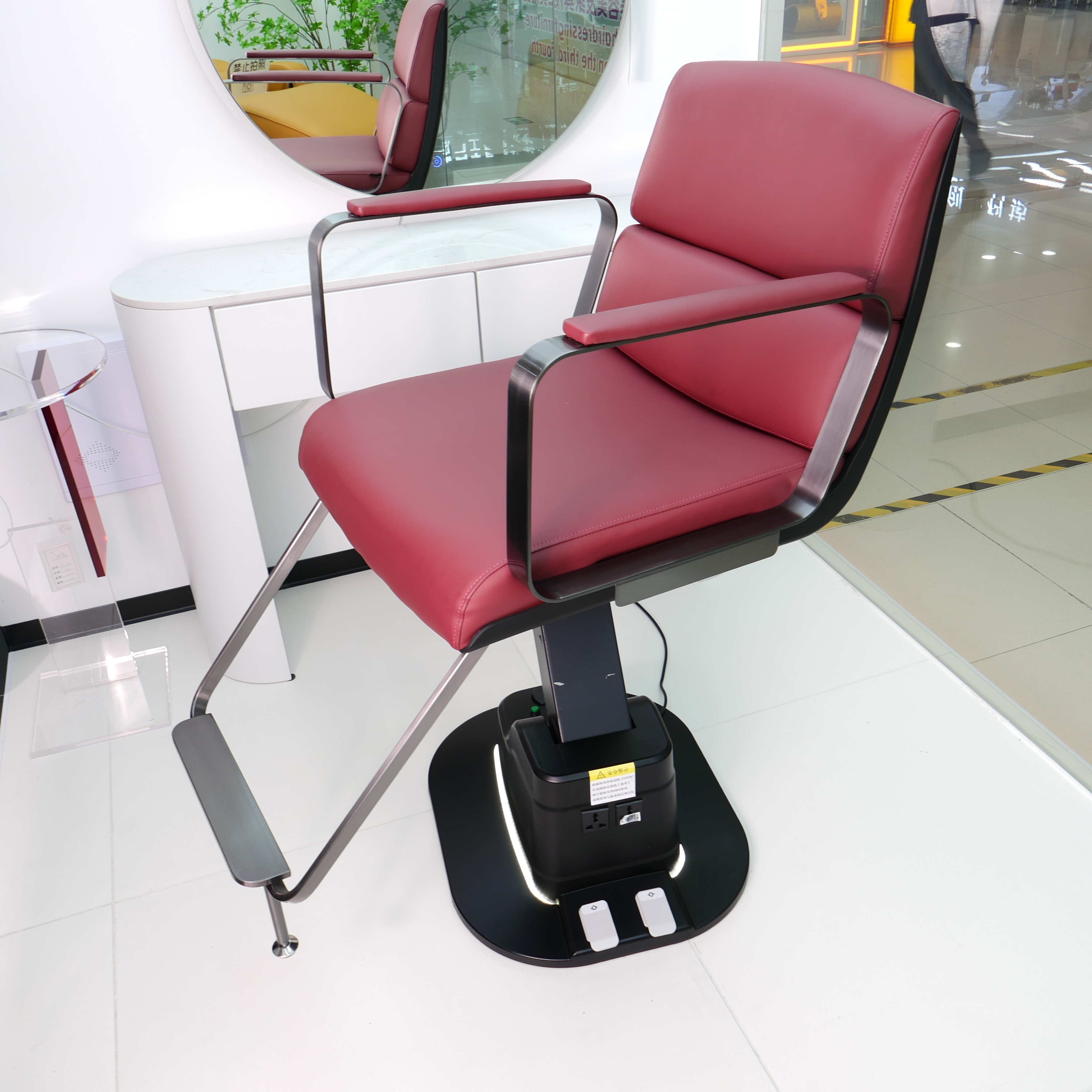 Electric Barber Chair for Professional Hair Salon Styling Use DN0120_Electric Barber Chairs