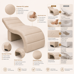 Curved Lash Extension Bed for Beauty Parlour and Facial Treatment DN0025_Lash Beds