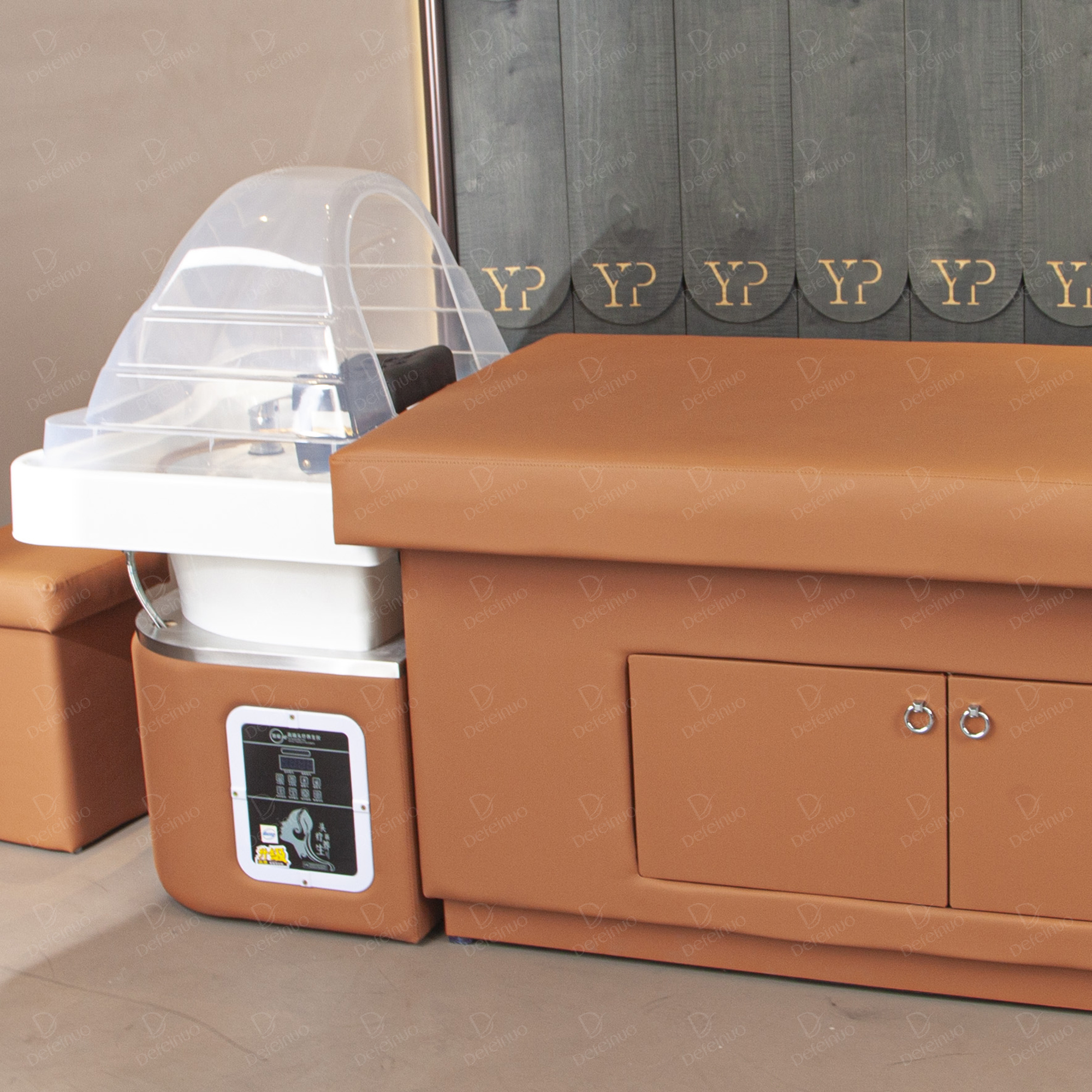 Standard Shampoo Bed with Water Heater and Circulation System for Hair Salon DN0285_Standard Shampoo Beds