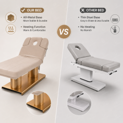 Luxury 4 Motor Electric Beauty Bed for Spa Facial Treatment DN0011_4 Motor Beds