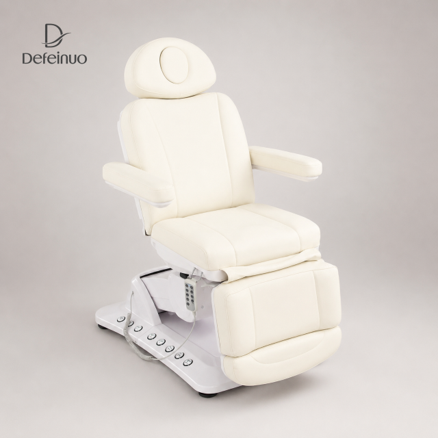 3 Motor Electric Beauty Chair with LED Light and Adjustable Height DN0035_Electric Beauty Chairs
