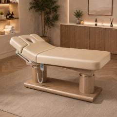 Heated Electric Beauty Bed with PU Leather for Lash and Facial Treatment DN0287_4 Motor Beds