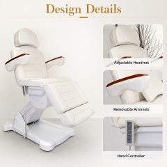 3 to 4 Motor Electric Beauty Chair with Armrests for Medical Spa DN0022_Electric Beauty Chairs