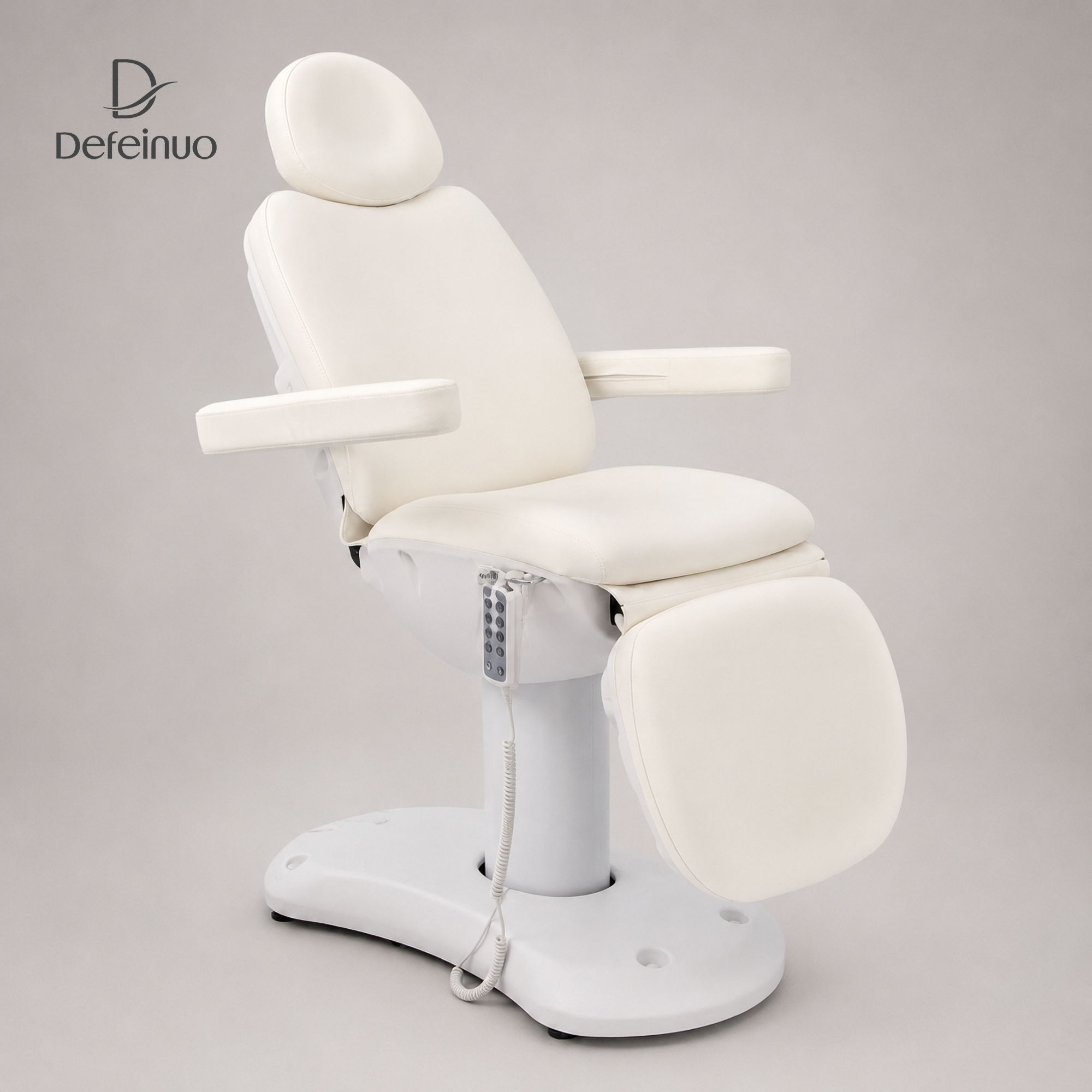 Rotating Electric Beauty Chair with Adjustable Footrest and Leg Support DN0044_Electric Beauty Chairs