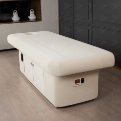 1 Motor Electric Beauty Bed with Heating Function and Storage Cabinet for Salon Use DN0003_1 Motor Beds