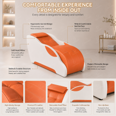 Lash Extension Bed with High Density Sponge and PU Leather for Beauty Salon DN0001_Lash Beds