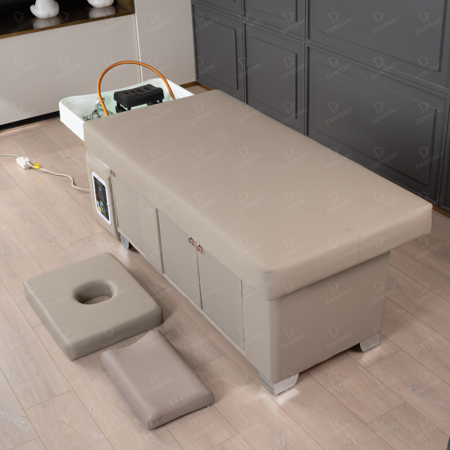 Japanese Style Head Spa Shampoo Bed with Water Circulation for Salon DN0056_Standard Shampoo Beds