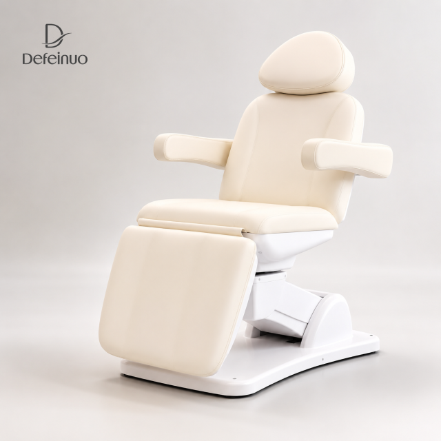 3 to 4 Motor Electric Beauty Chair with Armrests for Facial and Medical Spa Use DN0029_Electric Beauty Chairs