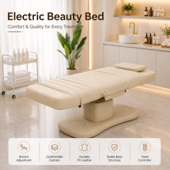 3 Motor Electric Beauty Chair for Lash Facial and Tattoo Treatment DN0237_Electric Beauty Chairs