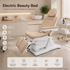 3 Motor Electric Beauty Chair for Facial Podiatry and Pedicure Use DN0042_Electric Beauty Chairs