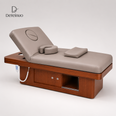 4 Motor Electric Spa Beauty Bed with Wooden Base for Salon Use DN0013_4 Motor Beds