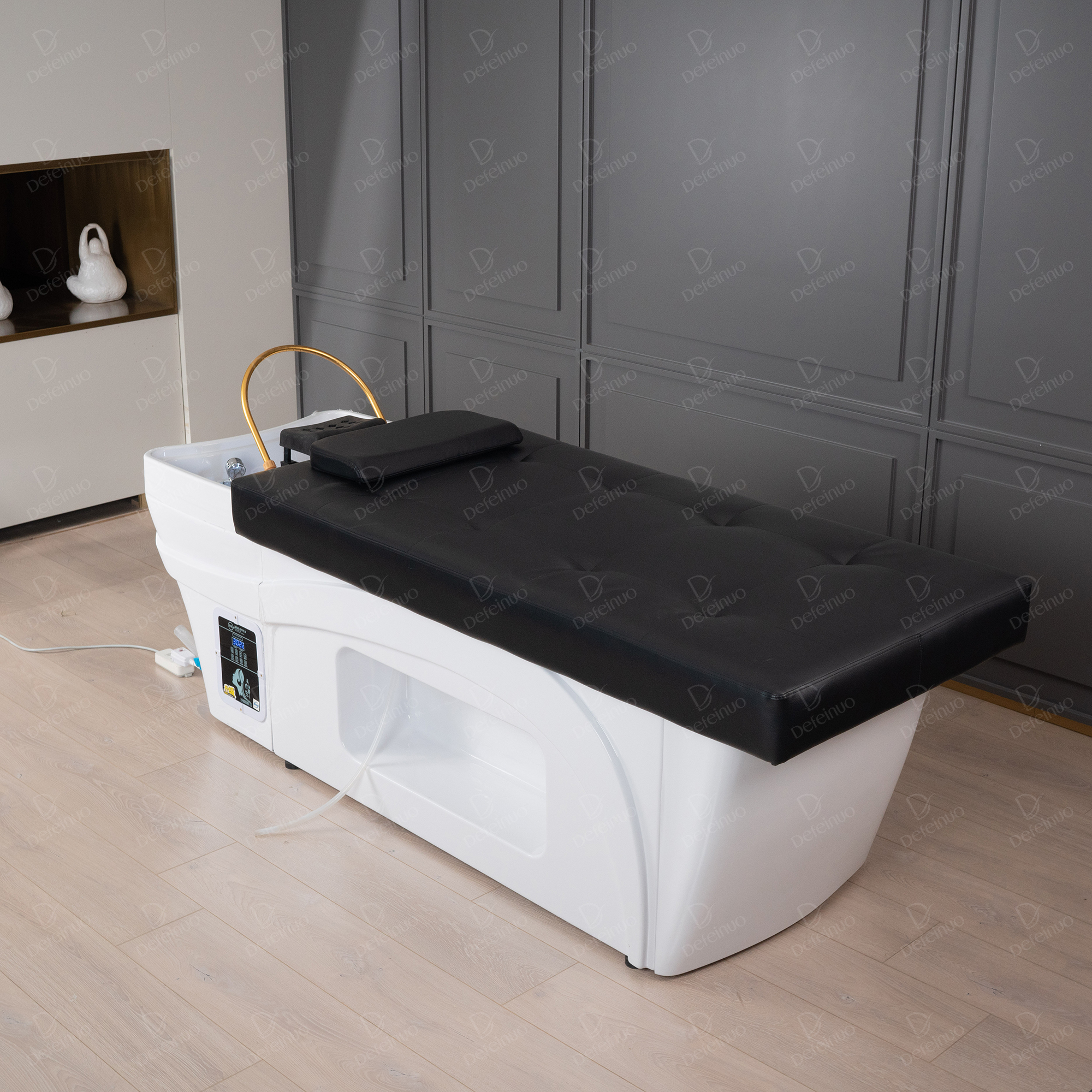 DN0055 shampoo bed detail for technical comparison