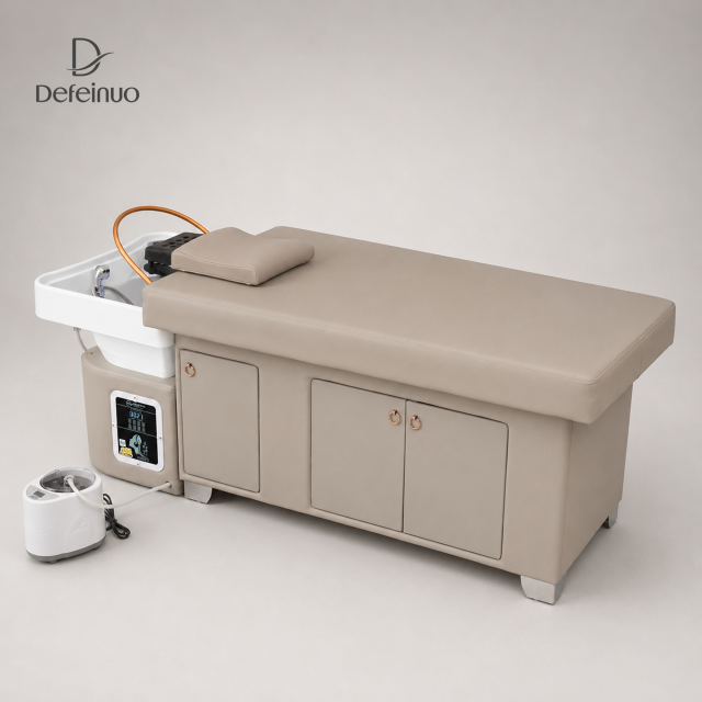 Japanese Style Head Spa Shampoo Bed with Water Circulation for Salon DN0056_Standard Shampoo Beds