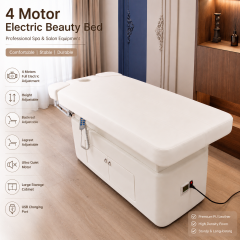4 Motor Electric Beauty Bed with Adjustable Height and Heating DN0006_4 Motor Beds