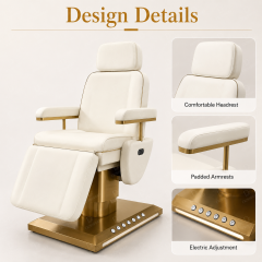 Reclining Treatment Couch for Spa Clinic and Rehab Therapy Use DN0032_Electric Beauty Chairs