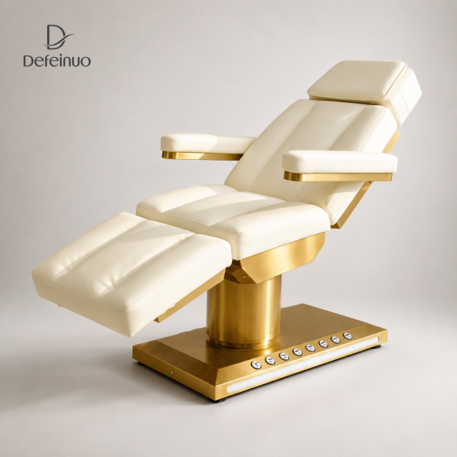 Reclining Treatment Couch for Spa Clinic and Rehab Therapy Use DN0032_Electric Beauty Chairs