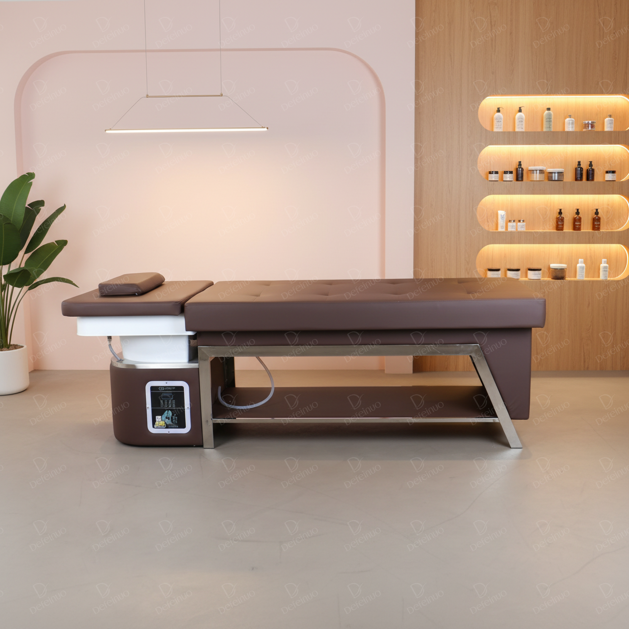 Water Circulation Head Spa Shampoo Bed with Stool System DN0092_Standard Shampoo Beds