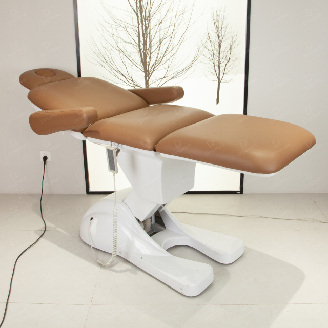 3 Motor Folding Electric Beauty Chair for Spa Facial and Massage Treatment DN0023_Electric Beauty Chairs