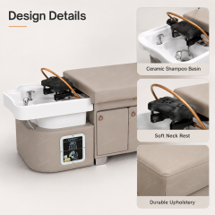 Japanese Style Head Spa Shampoo Bed with Water Circulation for Salon DN0056_Standard Shampoo Beds