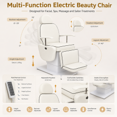 Portable Electric Beauty Chair for Facial Lash and Head Spa Treatment DN0028_Electric Beauty Chairs