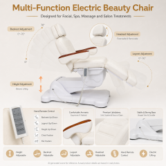 3 to 4 Motor Electric Beauty Chair with Armrests for Medical Spa DN0022_Electric Beauty Chairs